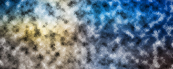 Glitter glow lights texture background abstract Bokeh blue. Sparkling magical concept effect wallpaper shiny lines shape illustration