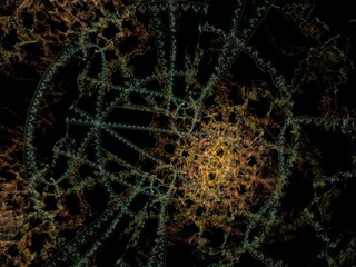 Imaginatory fractal background Image