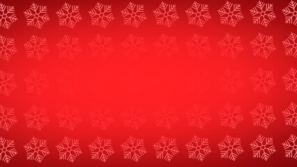 Christmas background with snowflakes in red colors background 