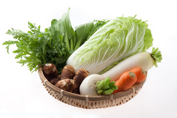 秋野菜集合　　家庭菜園