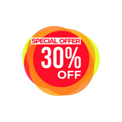 Sale Tag Vector Badge Template, Sale Label Collection, Clearance Sale Sticker Emblem, Bargain Sale Sign Isolated On White Background