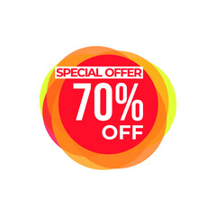 Sale Tag Vector Badge Template, Sale Label Collection, Clearance Sale Sticker Emblem, Bargain Sale Sign Isolated On White Background