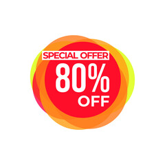 Sale Tag Vector Badge Template, Sale Label Collection, Clearance Sale Sticker Emblem, Bargain Sale Sign Isolated On White Background