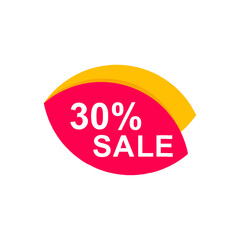 Sale Tag Vector Badge Template, Sale Label Collection, Clearance Sale Sticker Emblem, Bargain Sale Sign Isolated On White Background