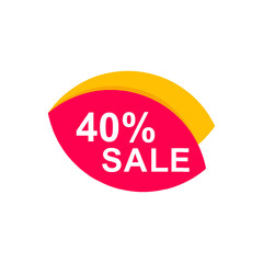 Sale Tag Vector Badge Template, Sale Label Collection, Clearance Sale Sticker Emblem, Bargain Sale Sign Isolated On White Background