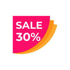 Sale Tag Vector Badge Template, Sale Label Collection, Clearance Sale Sticker Emblem, Bargain Sale Sign Isolated On White Background