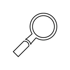 search icon vector isolated on white background