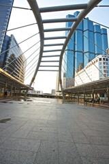 modern office building in downtown