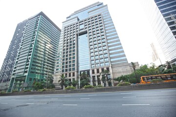 modern office building in downtown