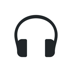 Headphone icon . Headphone icon vector. Headphone icon isolated on white background. Headphone icon modern and flat style. Headphone icon illustration. Headphone headset icon.