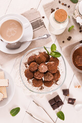 Chocolate truffles.