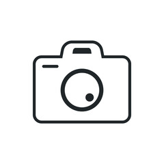 Camera icon vector. Camera icon isolated on white background. Camera icon simple and modern for app, web and design.