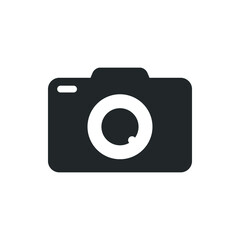 Camera icon vector. Camera icon isolated on white background. Camera icon simple and modern for app, web and design.