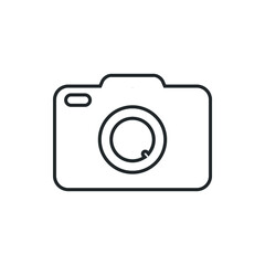 Camera icon vector. Camera icon isolated on white background. Camera icon simple and modern for app, web and design.