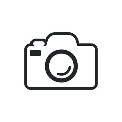 Camera icon vector. Camera icon isolated on white background. Camera icon simple and modern for app, web and design.