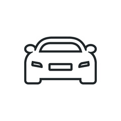 Car icon logo. Car icon vector. Car icon isolated on white background