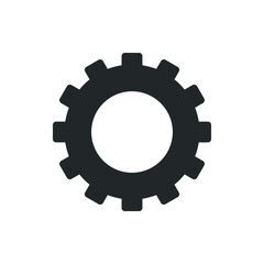 Gear icon. Gear icon vector. Gear icon isolated on white background