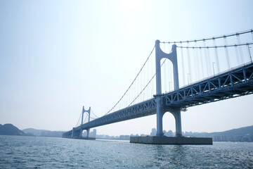  bridge city on Busan of South Korea