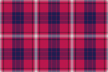 Plaid pattern seamless. Check fabric texture. Stripe square background. Vector textile design.