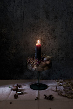 Candlestick decoration idea