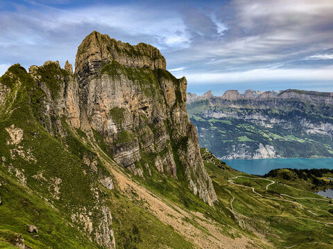 S&auml;chsmoor in Flums Switzerland on a cloudy day - Landscape Photography