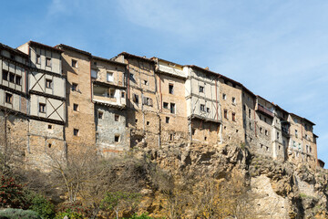 Fototapeta na wymiar Hanging Houses of Frias, medieval village in Burgos, Spain