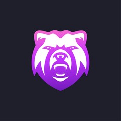 bear color gradient logo design inspiration awesome