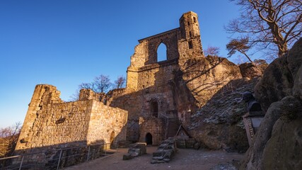 Oybin Castle and Monastery in Saxony, Germany
