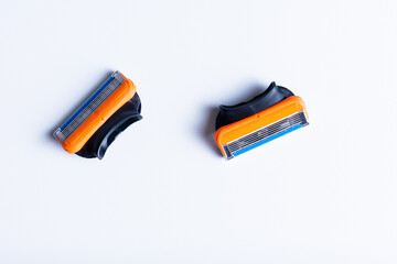 Razor blades for shaving and Hair Removal. Men's safety blades for razor