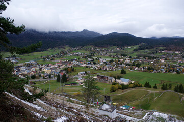 vue sur le village d'Autrans, Autrans-Méaudre en Vercors