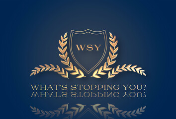 What's stopping you? con sfondo colorato