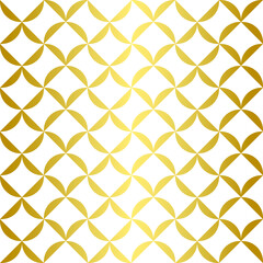Seamless vector golden repeat geometric pattern. Golden geometrical 10 eps background for fabric, cover, textile, design, banner.