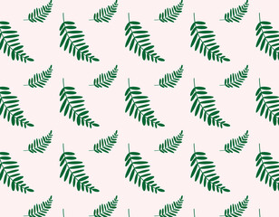 pattern background, various fern branches