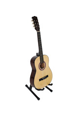 guitar on white background