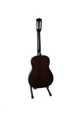 guitar on white background