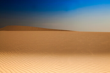 The red sand dunes of Mũi Né, Vietnam, Asia