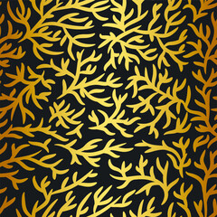 Seamless vector golden repeat geometric pattern. Golden geometrical 10 eps background for fabric, cover, textile, design, banner.