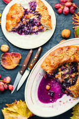 Schiacciata with grapes