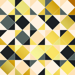 Seamless vector golden repeat geometric pattern. Golden geometrical 10 eps background for fabric, cover, textile, design, banner.