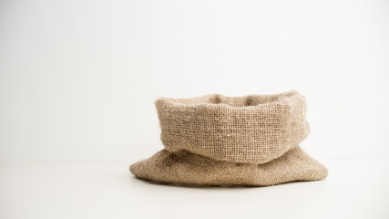 woolen bag isolated on white background