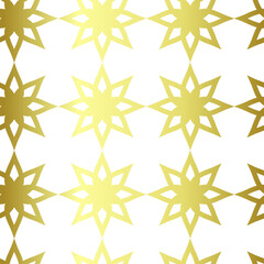 Seamless vector golden repeat geometric pattern. Golden geometrical 10 eps background for fabric, cover, textile, design, banner.