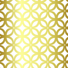 Seamless vector golden repeat geometric pattern. Golden geometrical 10 eps background for fabric, cover, textile, design, banner.