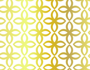 Seamless vector golden repeat geometric pattern. Golden geometrical 10 eps background for fabric, cover, textile, design, banner.