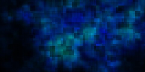 Dark BLUE vector background in polygonal style.