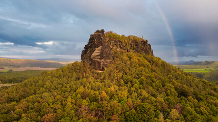 Der Lilienstein, Sächsische Schweiz, Sachsen, Deutschland