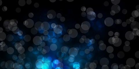 Light BLUE vector pattern with spheres.