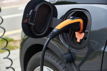 electric charging of the machine