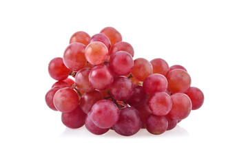 Fototapeta premium red grape isolated on white