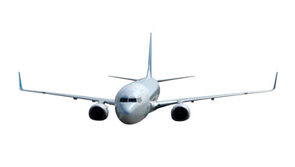 Airplane isolated on white