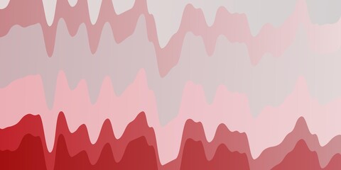 Light Red vector backdrop with bent lines.